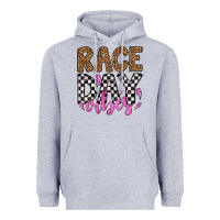 Heather Grey race day vibes Heavyweight Hoodie - Artiststas