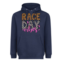 Navy race day vibes Heavyweight Hoodie - Artiststas