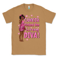 Toasted Coconut Cancer Picked The Wrong Diva with Black Woman Classic Tee - texasbilliewilder