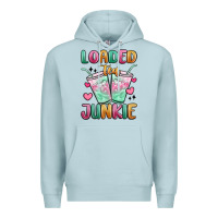 Blue Mist loaded tea junkie Premium Hoodie - MaliasSmallBusiness