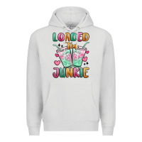 Dove Grey loaded tea junkie Premium Hoodie - MaliasSmallBusiness