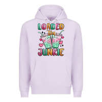 Lilac loaded tea junkie Premium Hoodie - MaliasSmallBusiness