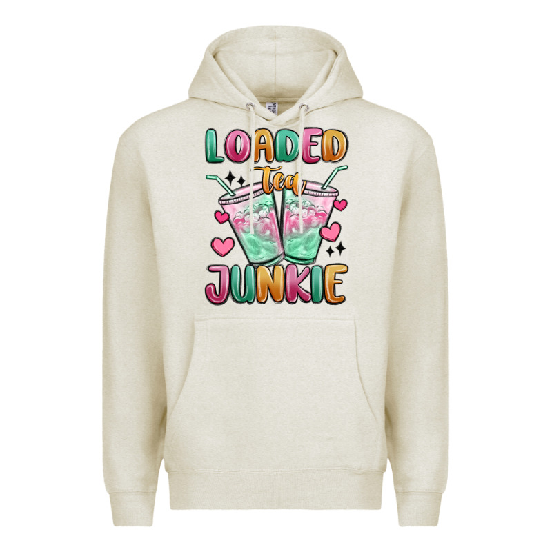 Loaded Tea Junkie Premium Hoodie by MaliasSmallBusiness | Teevron