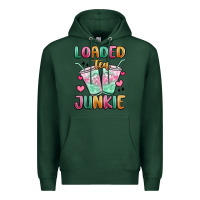 Sports Green loaded tea junkie Premium Hoodie - MaliasSmallBusiness