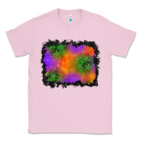 Bubblegum Pink halloween stars background Classic Tee - BundleAndBundleShop