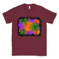 Burgundy halloween stars background Classic Tee - BundleAndBundleShop