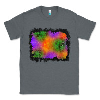 Charcoal Heather halloween stars background Classic Tee - BundleAndBundleShop