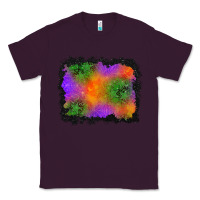 Plum halloween stars background Classic Tee - BundleAndBundleShop