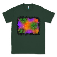 Sports Green halloween stars background Classic Tee - BundleAndBundleShop