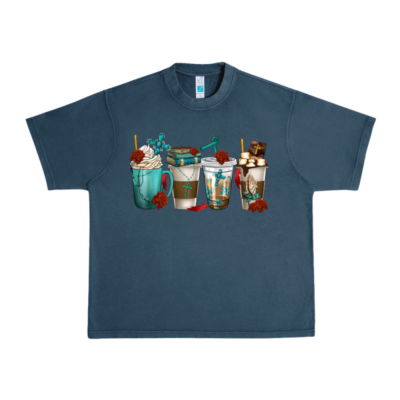 Faith Coffee Cups Urban Heavy Tee by texasbilliewilder | Teevron