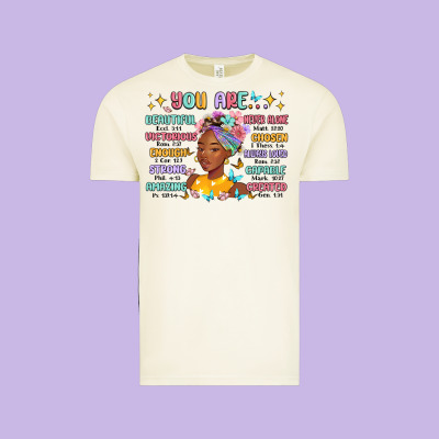 Vintage Tee you are beautiful victorious enough strong
