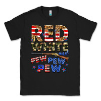 Black red white and pew pew pew Classic Tee - Zillion Design Studio