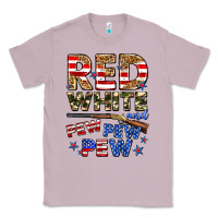 Lilac red white and pew pew pew Classic Tee - Zillion Design Studio