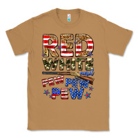 Toasted Coconut red white and pew pew pew Classic Tee - Zillion Design Studio
