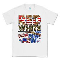 White red white and pew pew pew Classic Tee - Zillion Design Studio