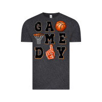 Vintage Black basketball game day Vintage Tee - MaliasSmallBusiness