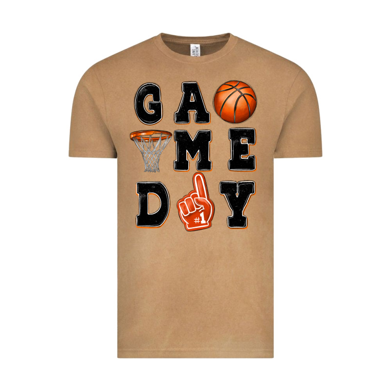 Basketball Game Day Vintage Tee by MaliasSmallBusiness | Teevron
