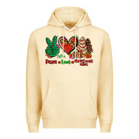 Pina Colada peace love Christmas cakes Premium Hoodie - AdoDesignShop