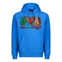 True Royal peace love Christmas cakes Premium Hoodie - AdoDesignShop