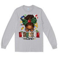 Moon Dust director life afro messy bun Long Sleeve Tee - texasbilliewilder