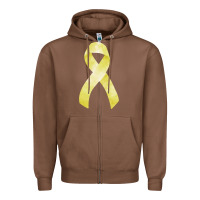 Chestnut sarcoma or bone cancer ribbon Zipper Hoodie - FaDigitalArtStudio