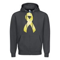 Smoke sarcoma or bone cancer ribbon Zipper Hoodie - FaDigitalArtStudio