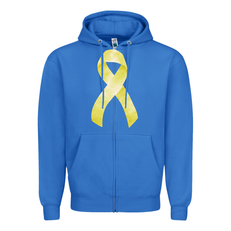 Sarcoma Or Bone Cancer Ribbon Zipper Hoodie by FaDigitalArtStudio | Teevron