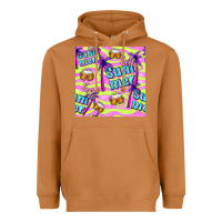 Meerkat hello summer and beer seamless pattern Heavyweight Hoodie - BundleAndBundleShop