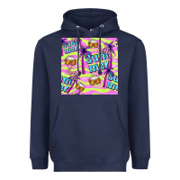 Navy hello summer and beer seamless pattern Heavyweight Hoodie - BundleAndBundleShop