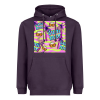 Plum hello summer and beer seamless pattern Heavyweight Hoodie - BundleAndBundleShop