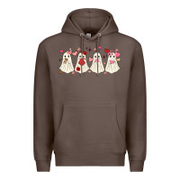 Valentines Day Ghost Premium Hoodie | Teevron