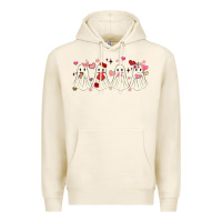 Tofu valentines day ghost Premium Hoodie - MaliasSmallBusiness
