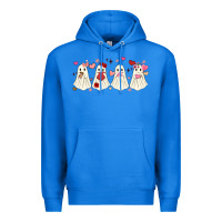 True Royal valentines day ghost Premium Hoodie - MaliasSmallBusiness