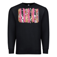 Black v.d cow and lotus brushstrock Premium Sweatshirt - AdoDesignShop
