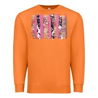 Carrot v.d cow and lotus brushstrock Premium Sweatshirt - AdoDesignShop