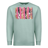 Seafoam v.d cow and lotus brushstrock Premium Sweatshirt - AdoDesignShop