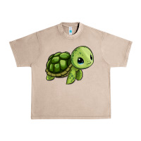 French Oak cute turtle Urban Heavy Tee - Zillion Design Studio