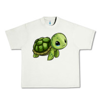 Pistachio cute turtle Urban Heavy Tee - Zillion Design Studio