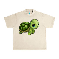 Sandshell cute turtle Urban Heavy Tee - Zillion Design Studio