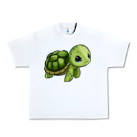 White cute turtle Urban Heavy Tee - Zillion Design Studio