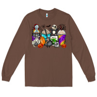Chestnut halloween cartoon characters coffee cups Long Sleeve Tee - Zillion Design Studio