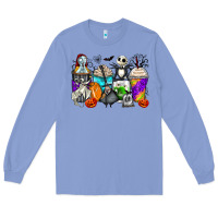 Colony Blue halloween cartoon characters coffee cups Long Sleeve Tee - Zillion Design Studio