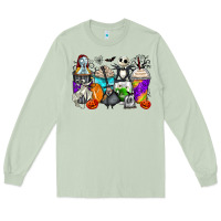 Matcha halloween cartoon characters coffee cups Long Sleeve Tee - Zillion Design Studio
