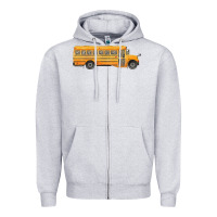 School Bus Zipper Hoodie | Teevron