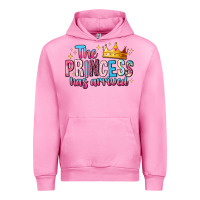 Fuchsia Pink The Princess Has Arrived Urban Hoodie - MaliasSmallBusiness