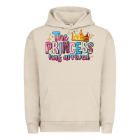 Pigment French Oak The Princess Has Arrived Urban Hoodie - MaliasSmallBusiness