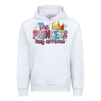 White The Princess Has Arrived Urban Hoodie - MaliasSmallBusiness