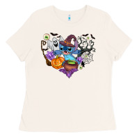 Bone stitch heart halloween Ladies Tee - AdoDesignShop
