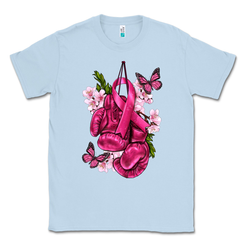 Cancer Boxing Gloves With Ribbon Classic Tee by texasbilliewilder | Teevron