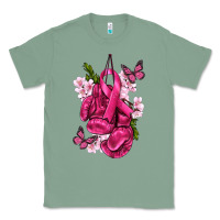 Sage Cancer Boxing Gloves with Ribbon Classic Tee - texasbilliewilder